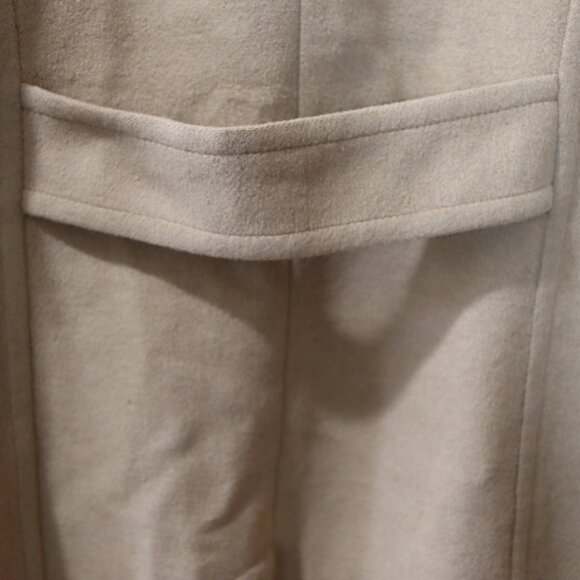 Larry Levine Design 100% Camel Hair Long Line Trench Coat 10 - Picture 15 of 16